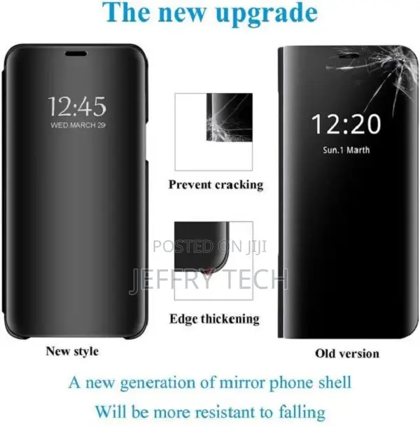 Samsung Galaxy Note 9 Mirror Case Clear View Flip Cover