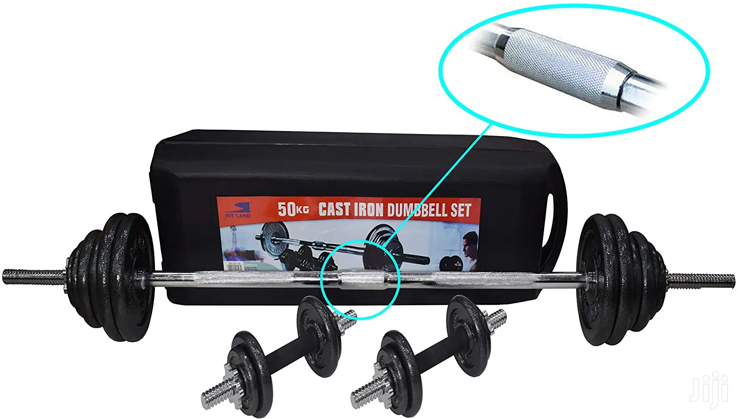 50kg Dumbbells/Barbell Set