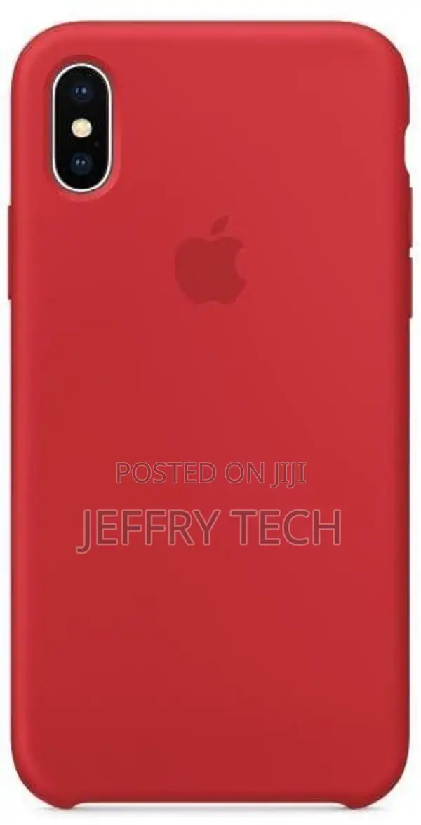 iPhone XS / iPhone X Back Case Silicone-Red,