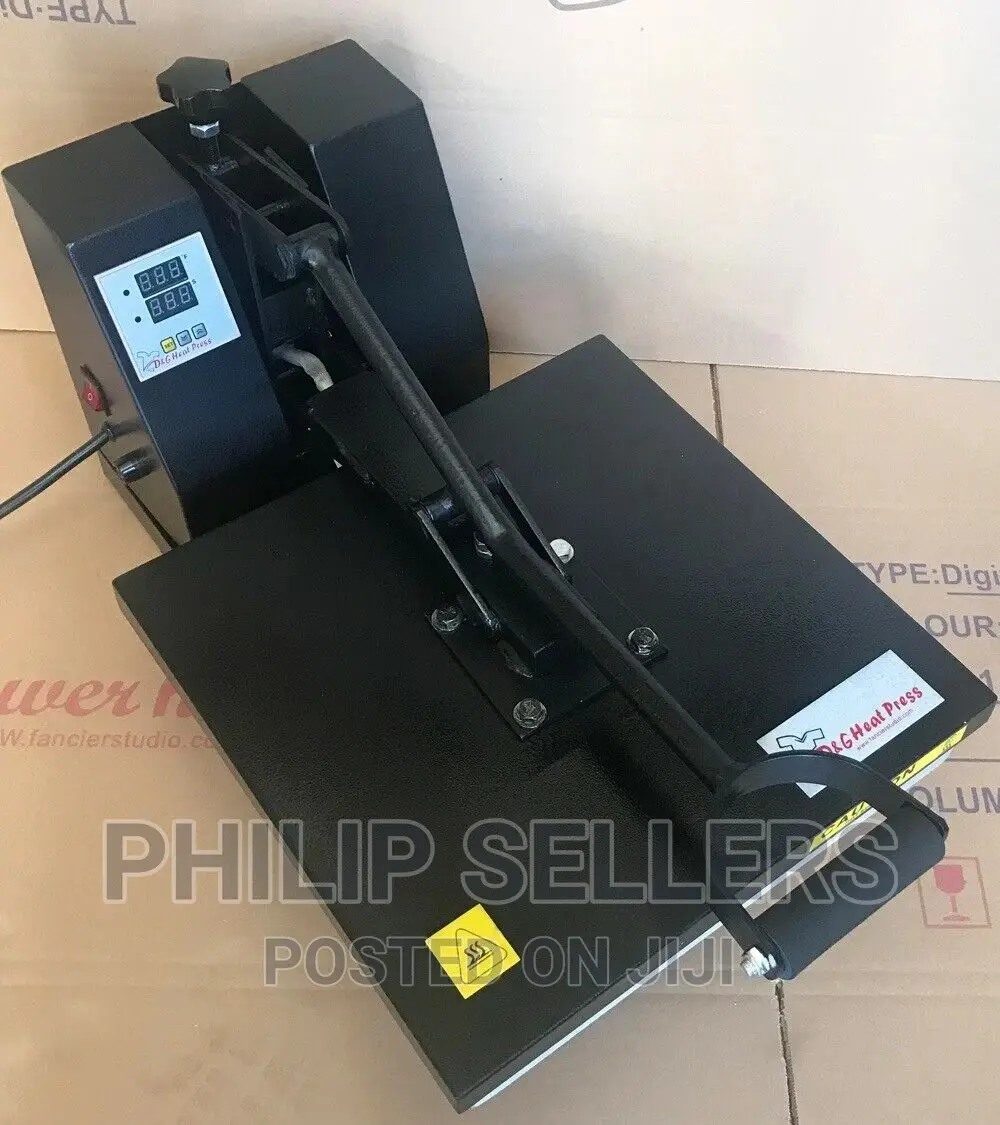 Digital Clamp Shell T-shirt Sublimation Heat Press Transfer