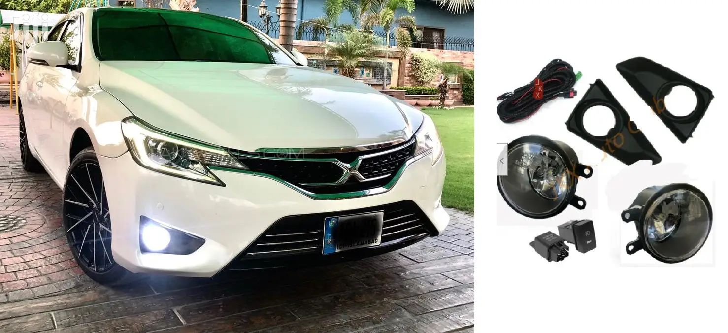 Toyota Mark X 250G: Yr2013+: Complete Fog Lamps With Covers