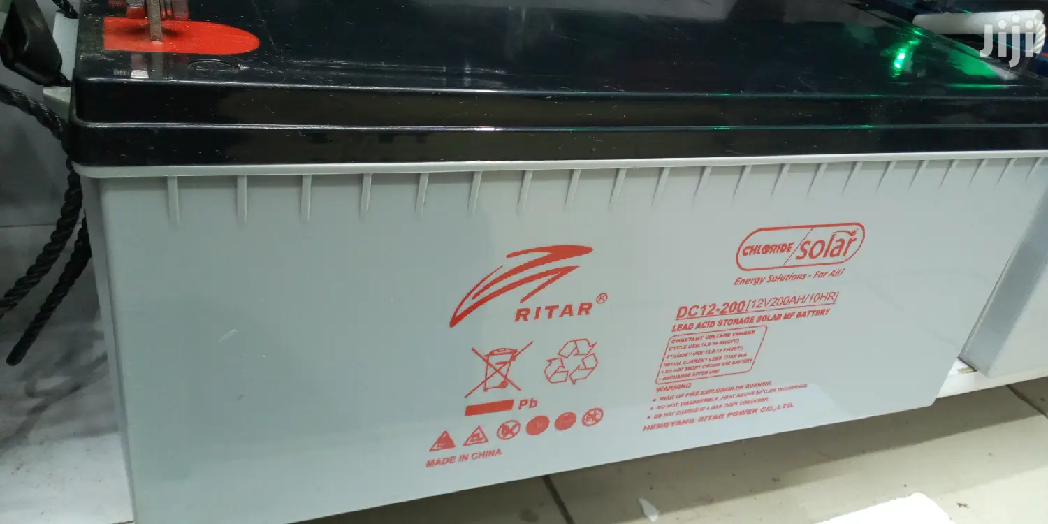 Ritar Lead Acid Storage Solar MF Battery 200ah 12v