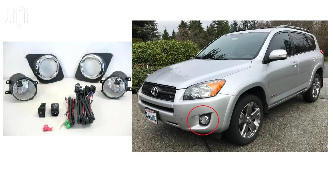 Toyota Rav4: Yr2009/11: New Fog Lamp Set With Chrome Finish