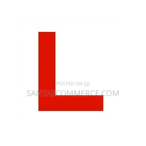L Plate Label Vehicle Car Learner Stickers
