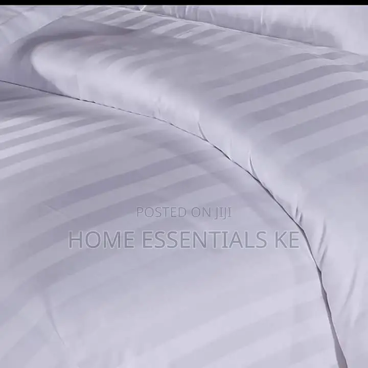 White Stripped Bedsheet