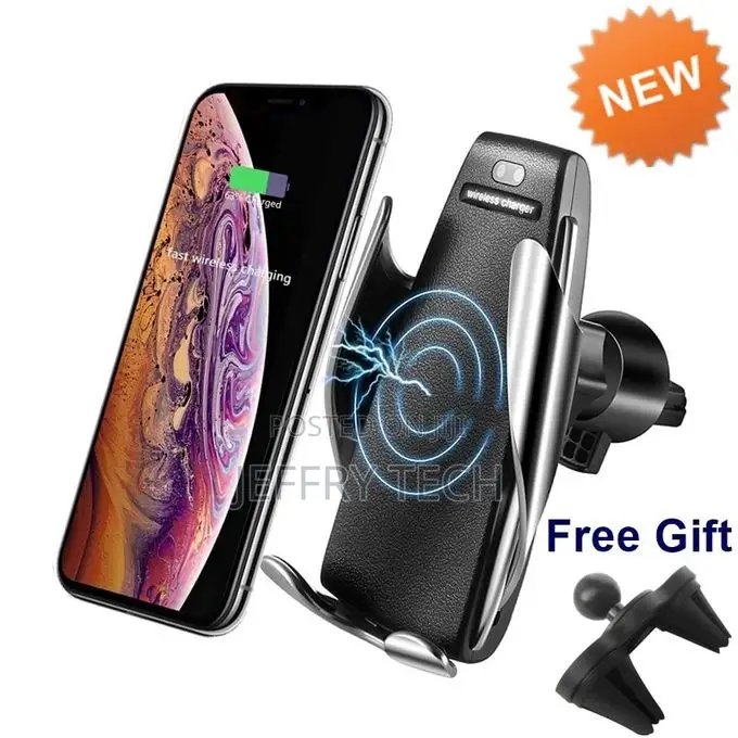 10W Qi Car Wireless Charger for iPhone X XS MAX Automatic Ca