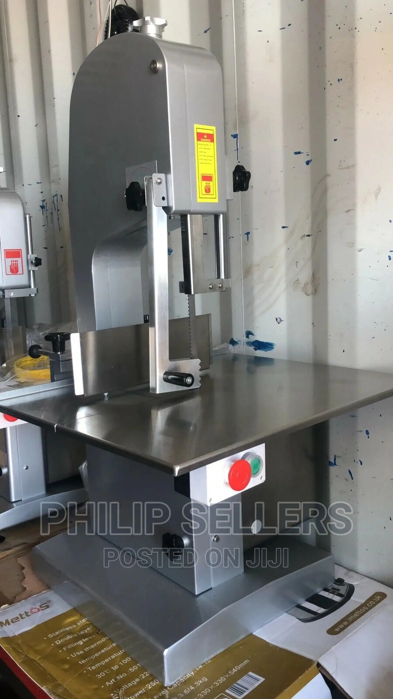 1100W Electric Bone Cutting Machine Band Saw Cutter Commerci