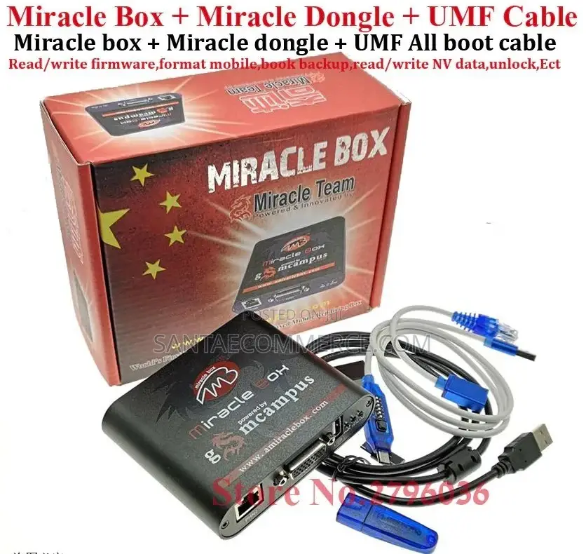 Phone Flashing Miracle Box With Miracle Key