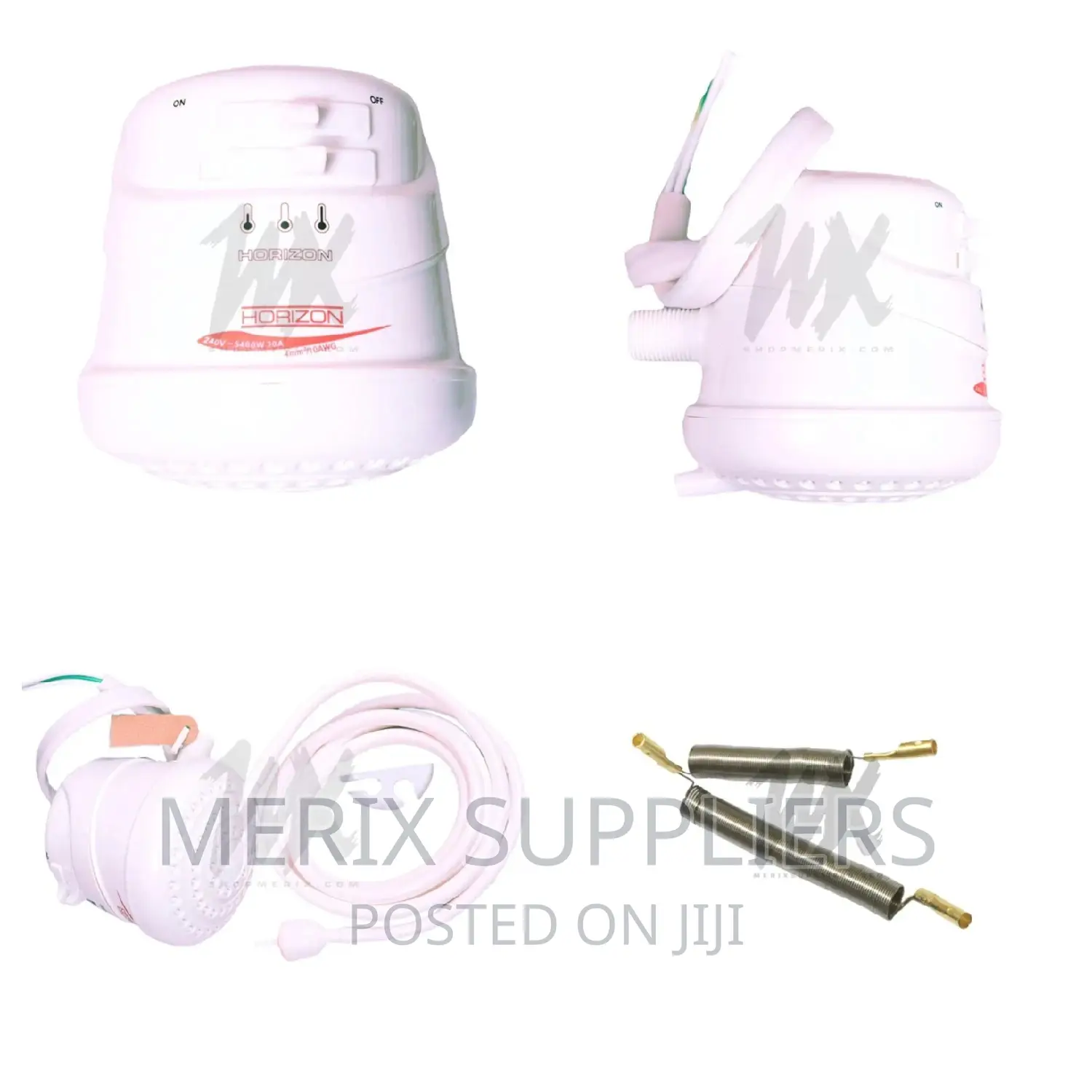 SALTY/ BOREHOLE/ NORMAL Water Shower Head + 2 FREE Elements