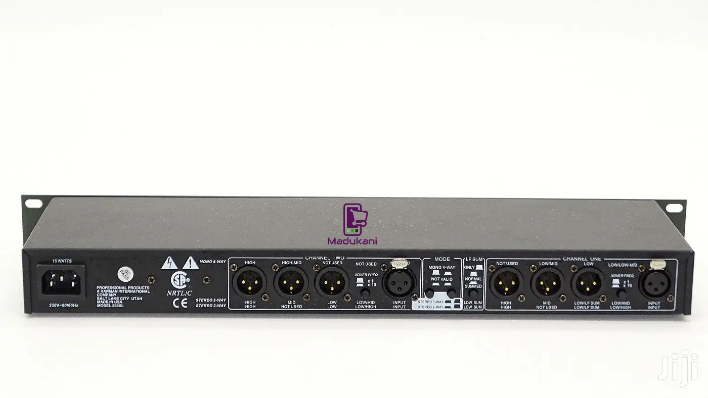 DBX 234XL 2-Way 3-Way 4-Way Crossover