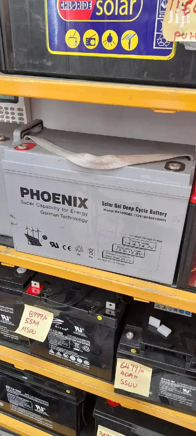 Phoenix Solar Gel Deep Cycle Battery 12v 100ah 10hr