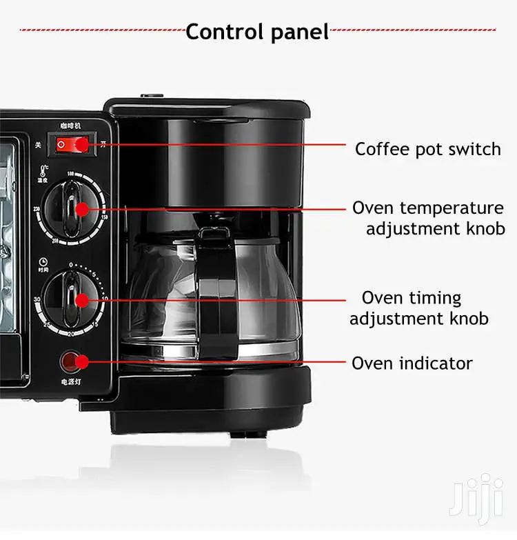 3in1 Multi-Function Breakfast Maker Machine