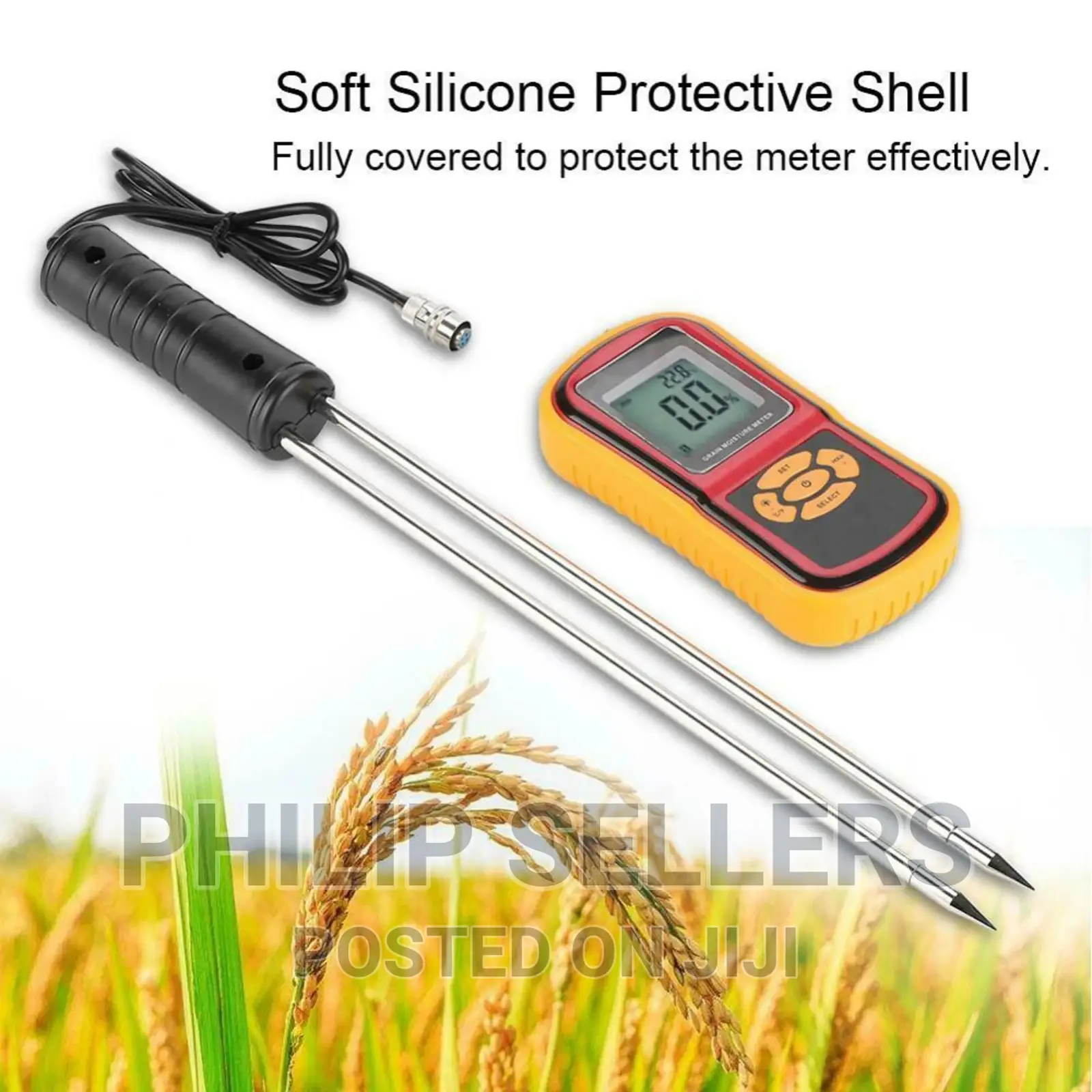 GM640 Moisture Meter For Corn Wheat Rice Bean Tempera