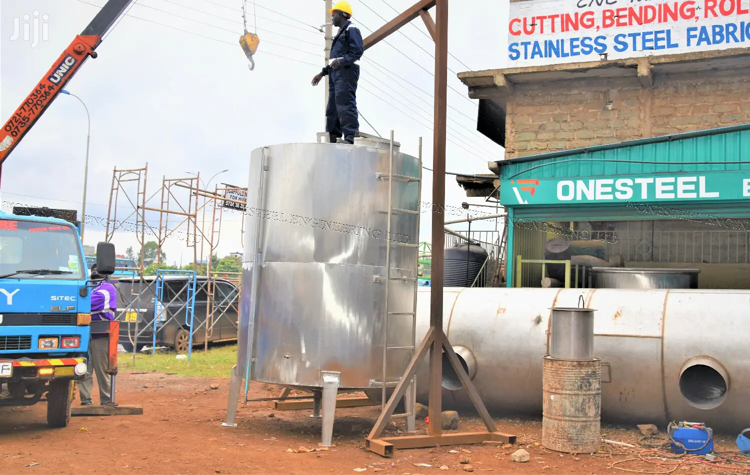 Stainless Steel Holding Tank