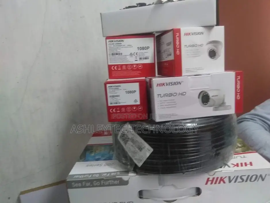 Four CCTV Camera 1080p With 500GB HDD
