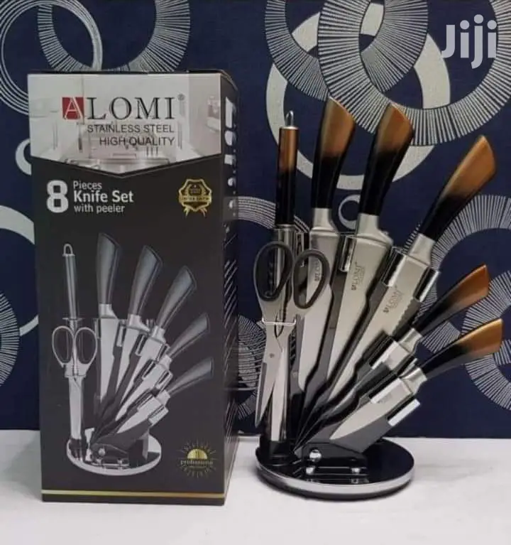 Alomi Kitchen Knives With Peeler