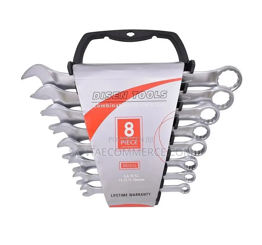 8 PCS Disen Tools 6-22mm Combination Wrench Spanner Set