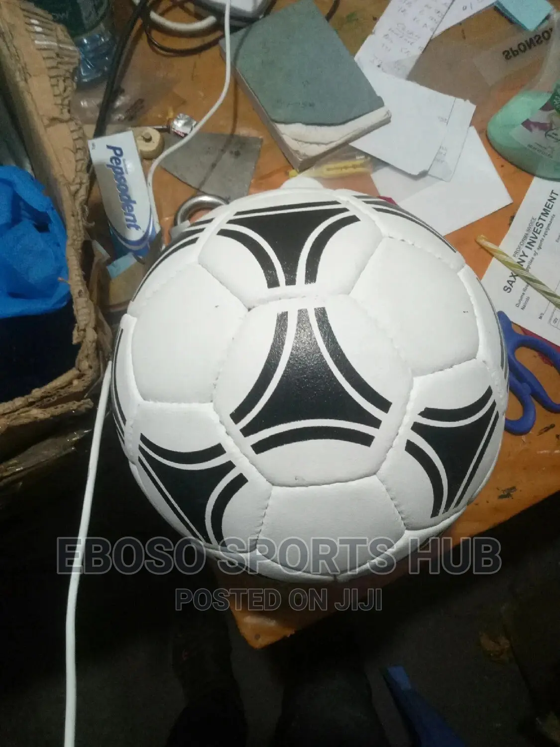 Original Leather Football. Hand Stitched