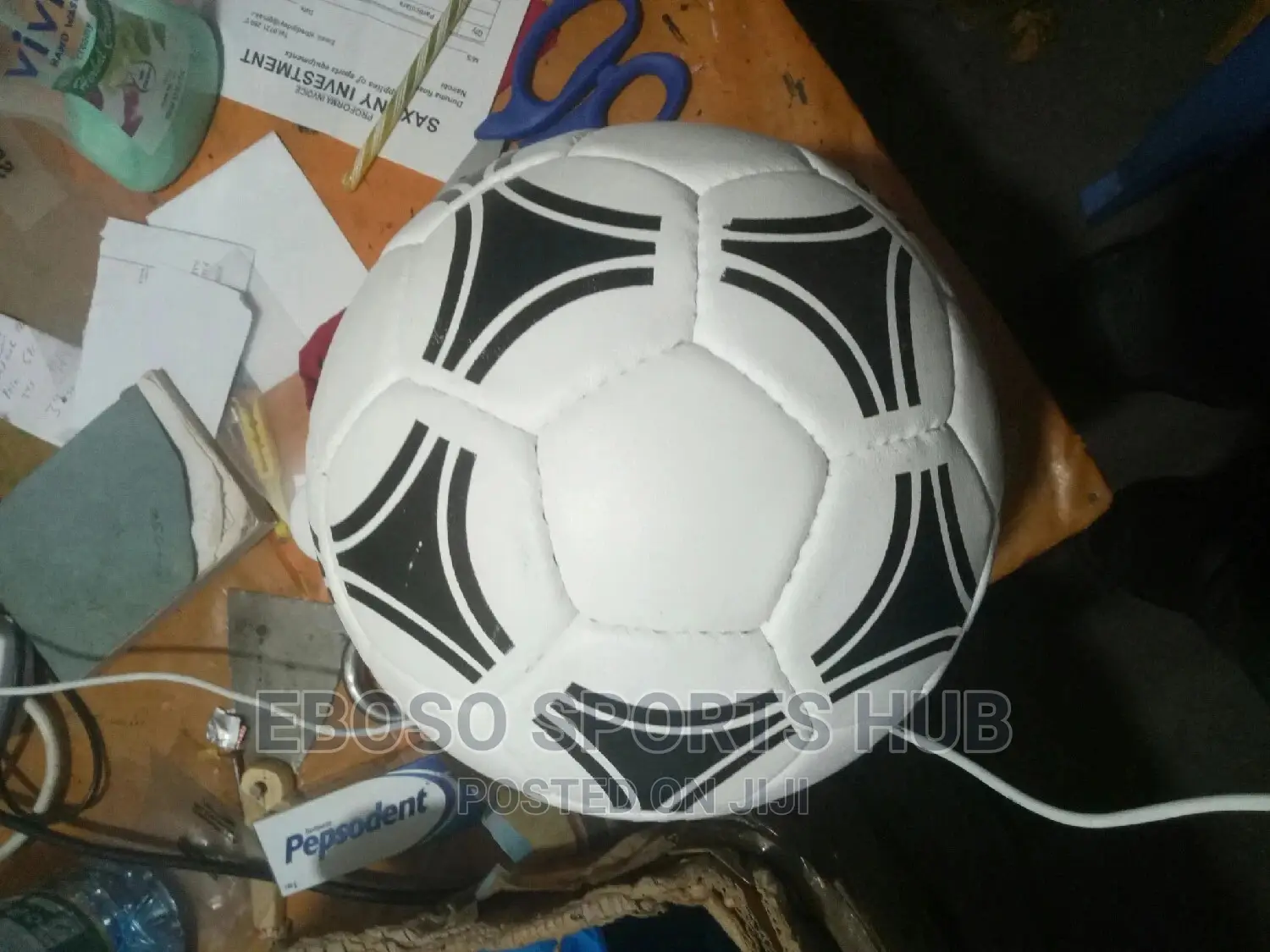 Original Leather Football. Hand Stitched