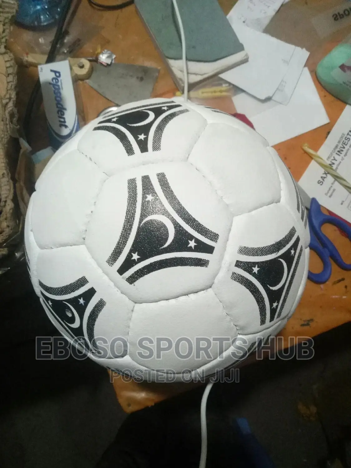 Original Leather Football. Hand Stitched