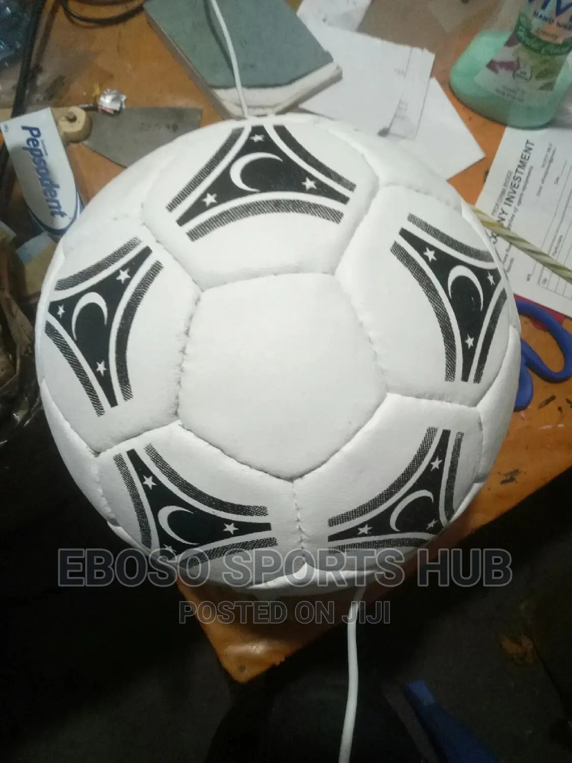 Original Leather Football. Hand Stitched
