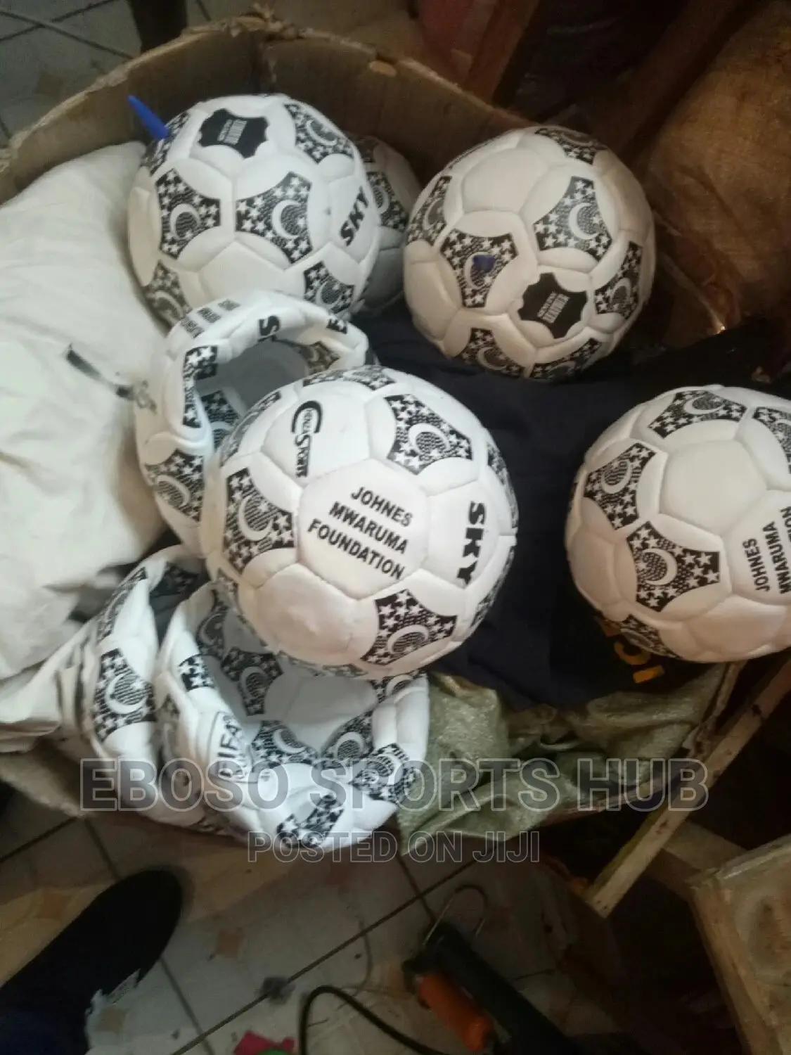 Local Leather Football. Name Branding