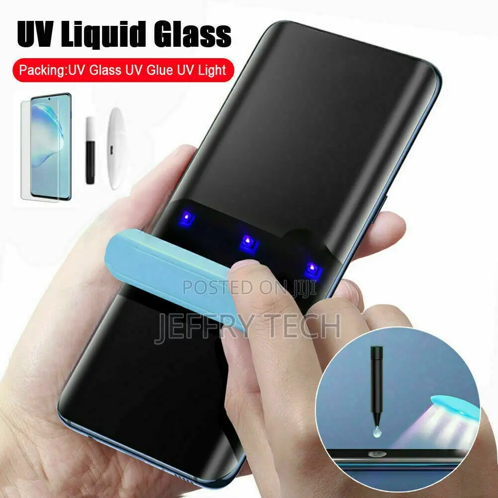 Samsung Galaxy S9 UV Tempered Glass Full Liquid Glue Screen