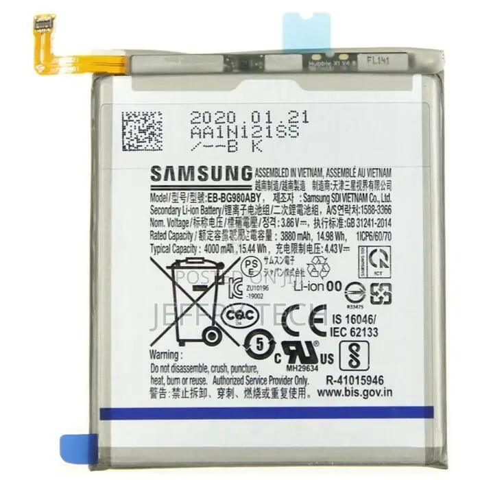 Samsung GALAXY S20+ (4G/5G) Battery Eb-bg985aby - 4500mah
