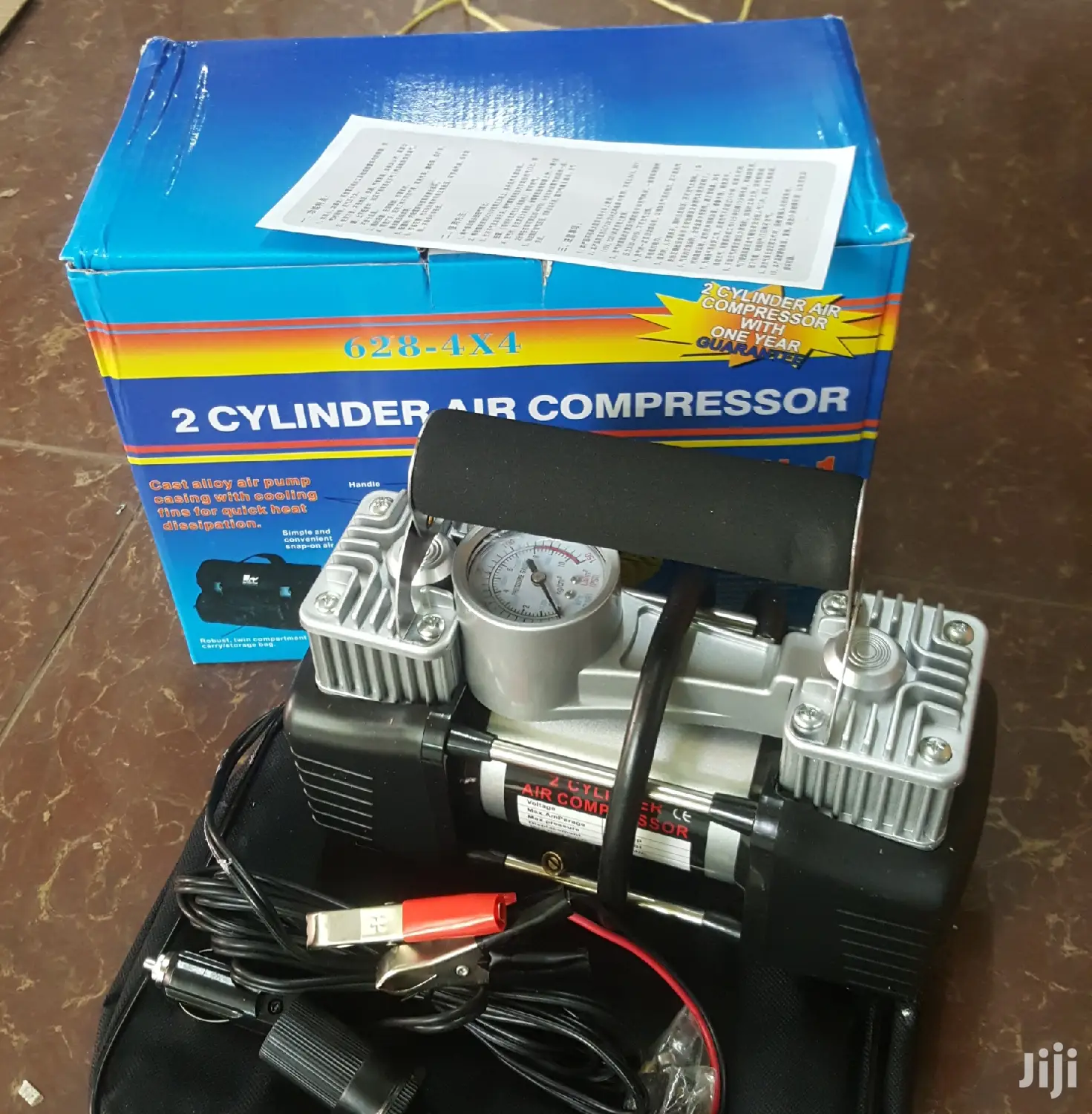 New 2-Cylinder Air Compressor, Free Delivery Within Cbd.