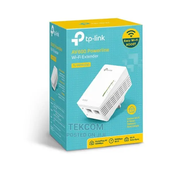 TP LINK TL WPA4220 Powerline 600 Wi-Fi Powerline Extender