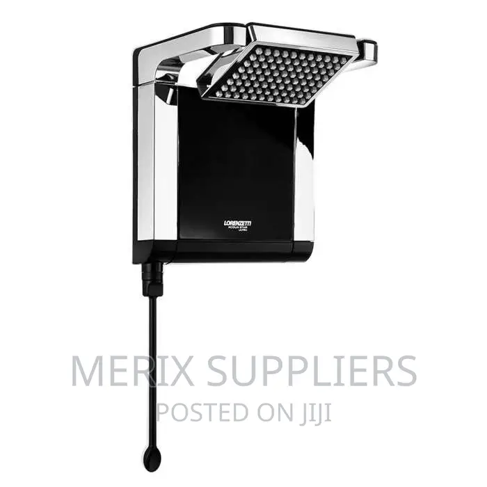 LORENZETTI Acqua Star Ultra | BLACK CHROME Rain Shower Head