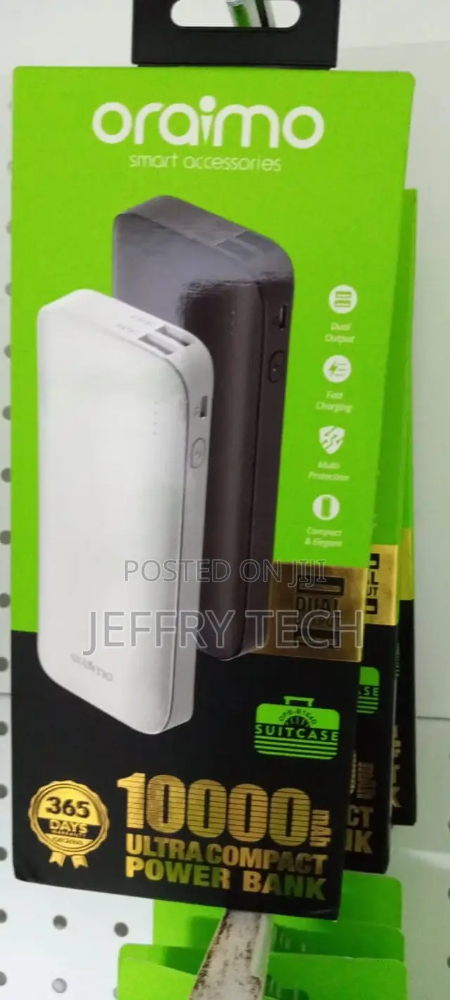Ultra Compact Oraimo 10000mah Ultra Compact