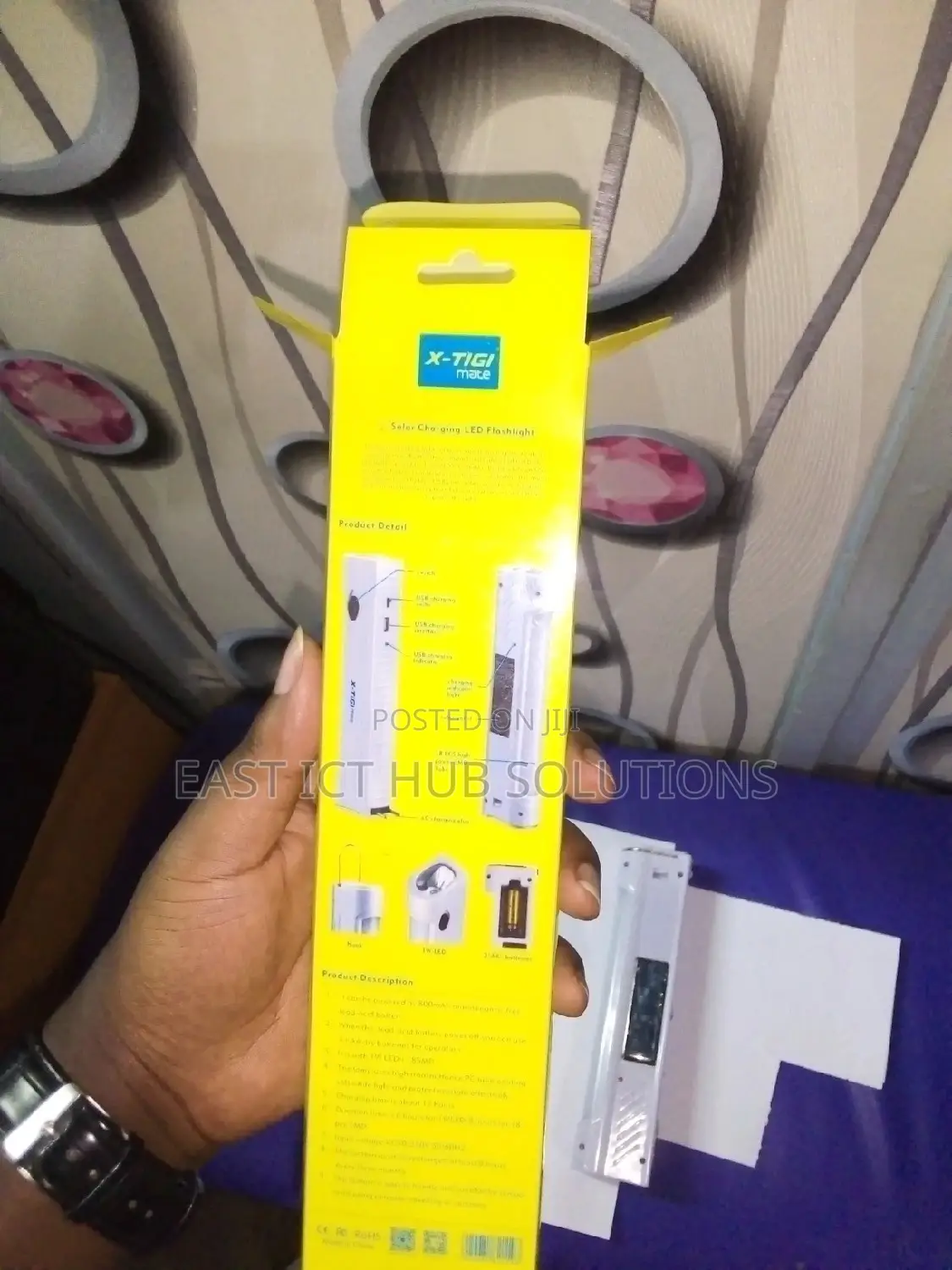 Premium Home Or Office Torch, Solar Charge/Battery Charge