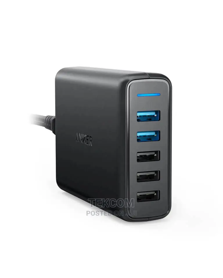 Anker Powerport 5 With Dual Quick Charge 3.0 EU Black Offlin