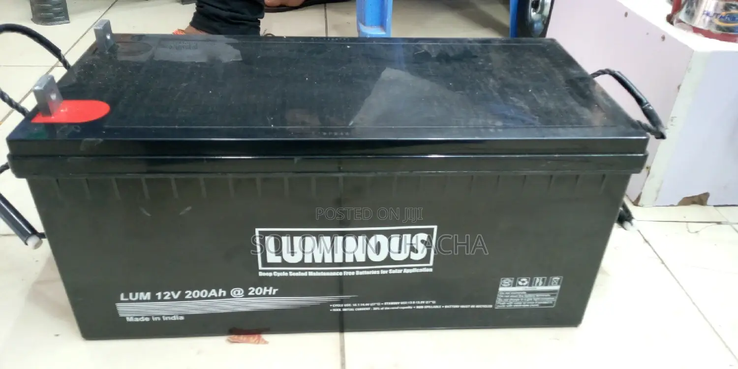 200ah Luminous Solar Battery 12V/20hr