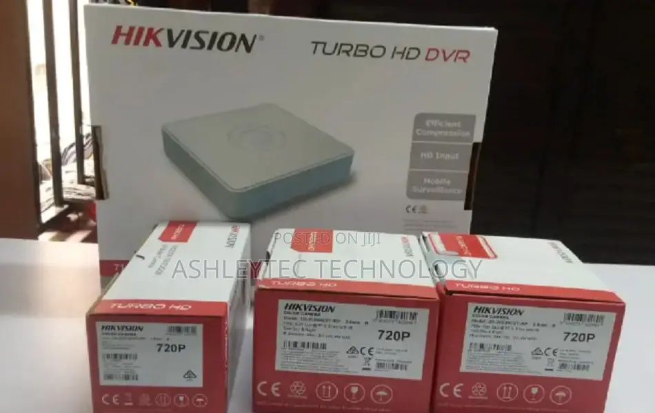 Eight 8 Hikvision CCTV Cameras Security Surveillance Complet