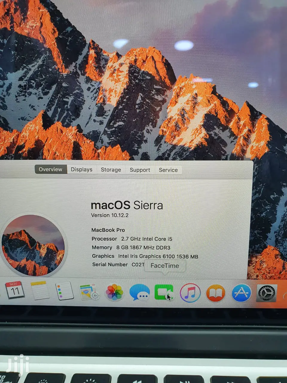 Laptop Apple MacBook Pro 8GB Intel Core I5 SSD 128GB