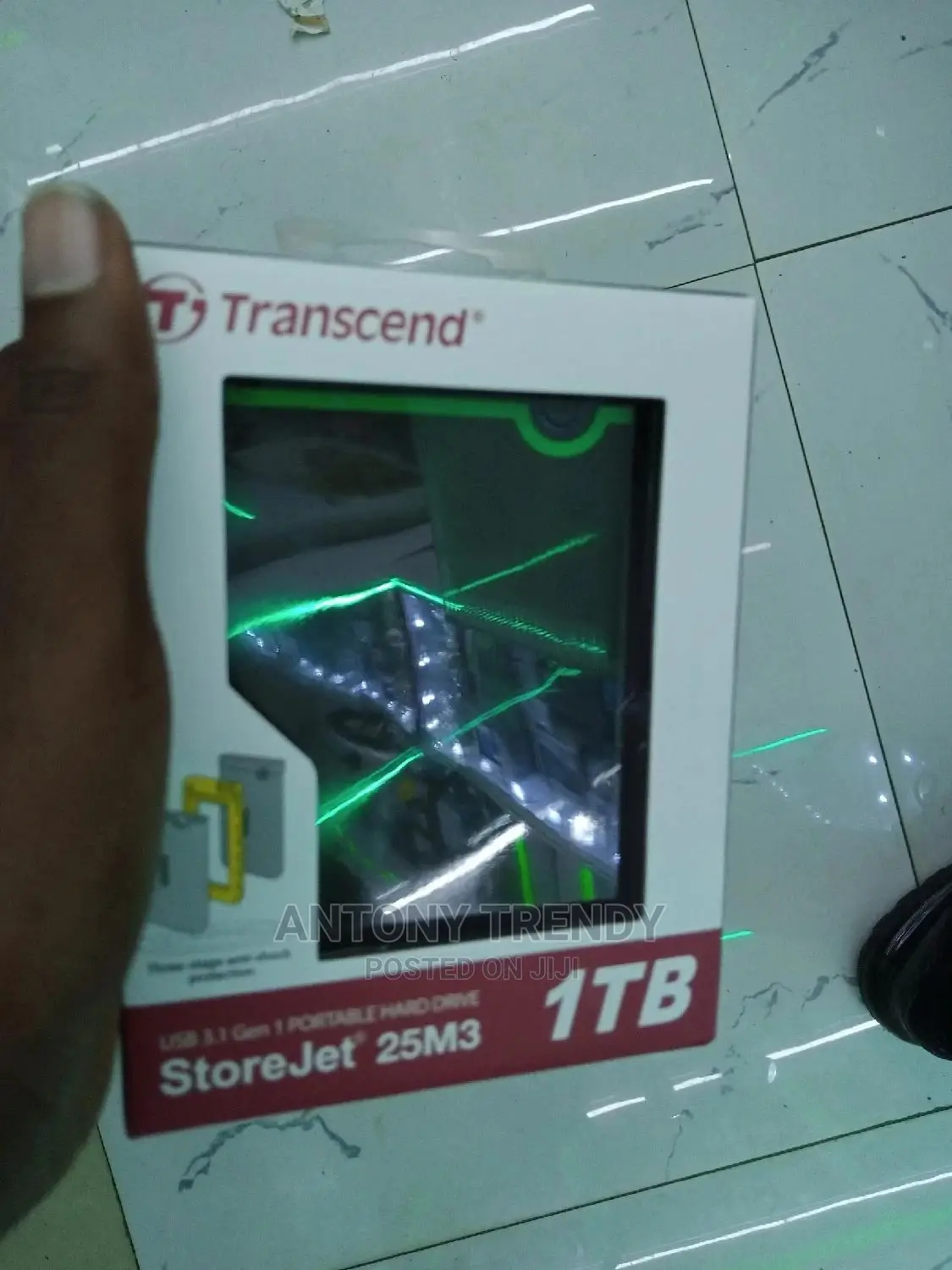 Original Transcend Storejet External Harddisk-1tb(1000gb)