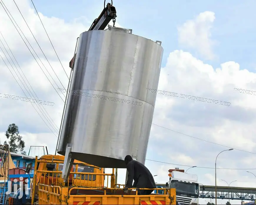 10,000l Stainless Steel Holding Tank