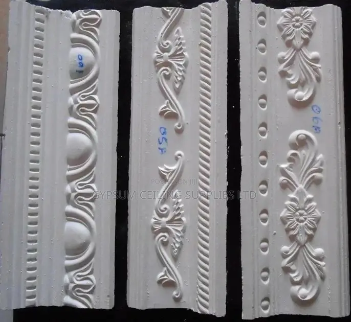 Gypsum Cornice 4 Inch by 8ft Long