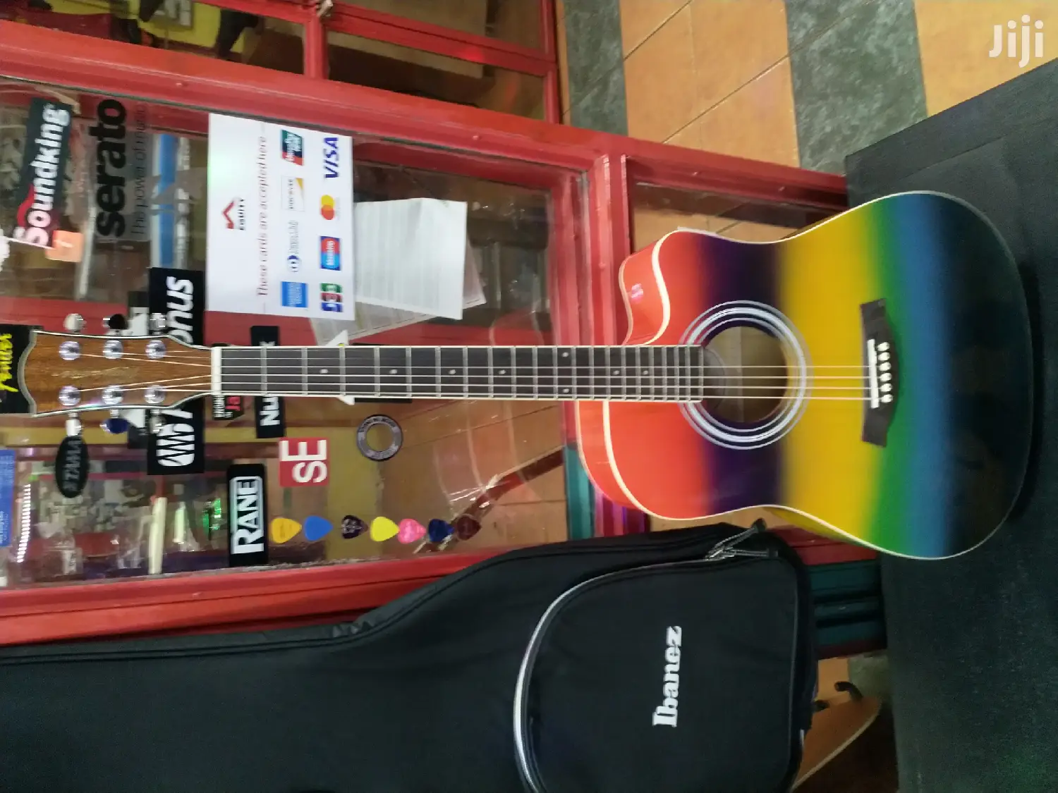 Acoustic Guitar Colourful