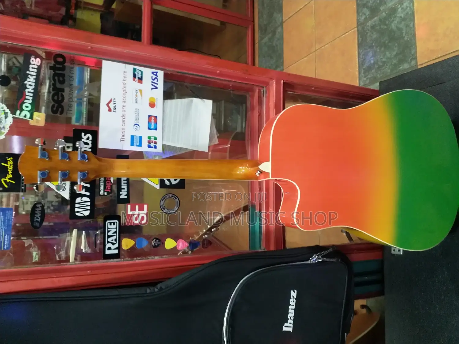 Acoustic Guitar Colourful