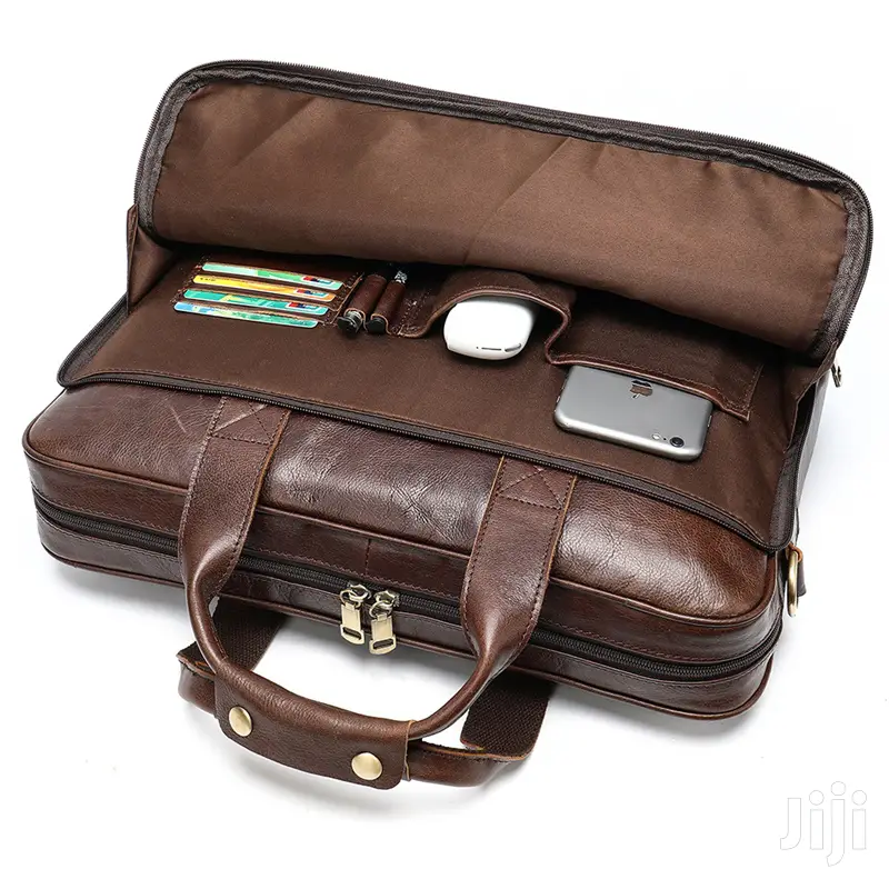 Genuine Leather Laptop Bag # 8841