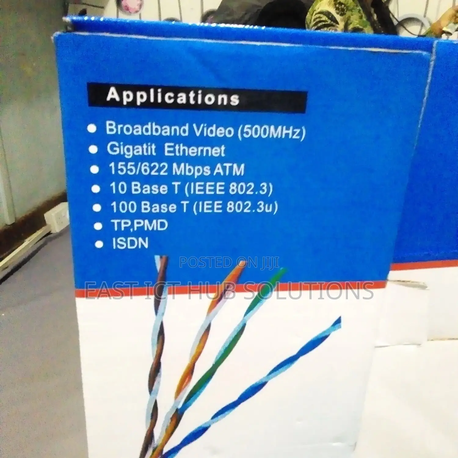 LAN Cable Cat 6 UTP Per Carton 1000m