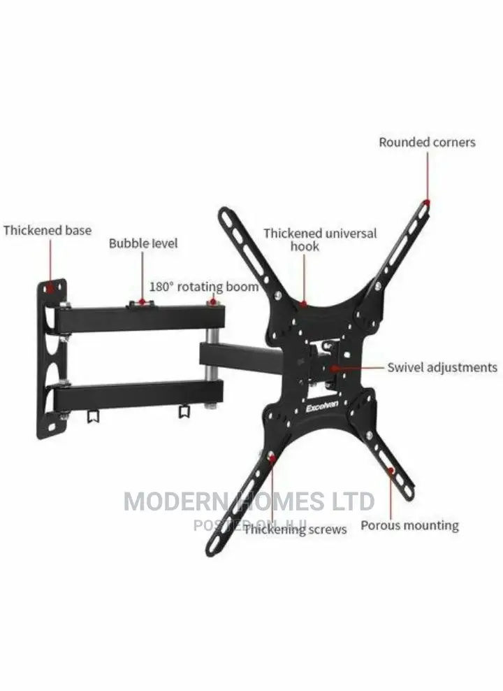 Rotating 14"-55" Full Motion Swivel Wall Mount Tv Bracket