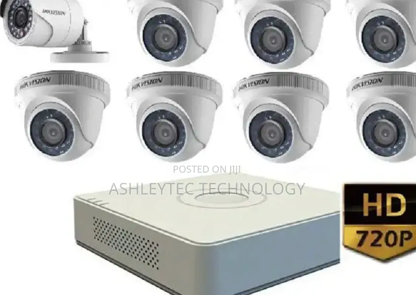 8 CCTV Complete Camera 720p