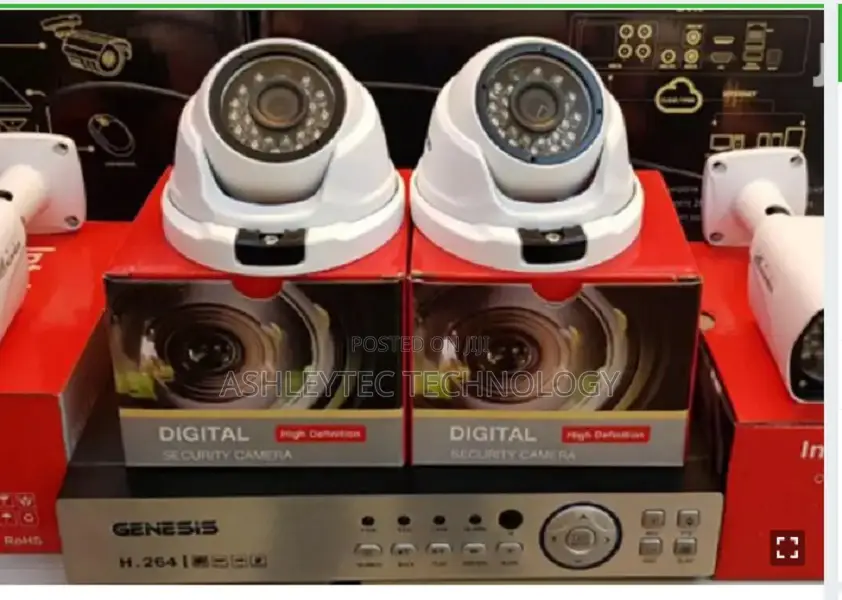 Hikvision 720P 4 Channel DVR 500GB HDD 4 Cameras Dome