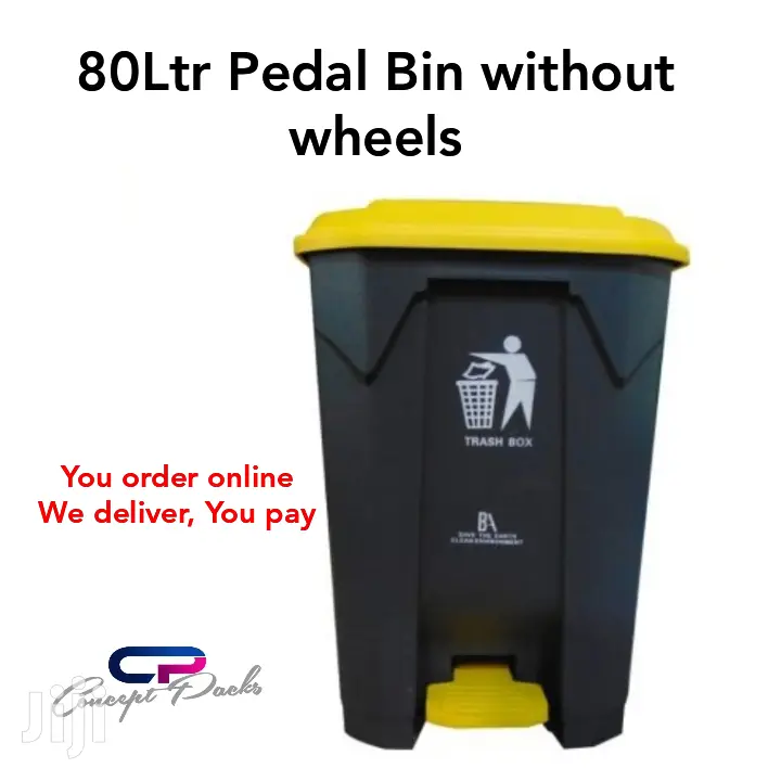 80ltr Pedal Bin Without Wheels.