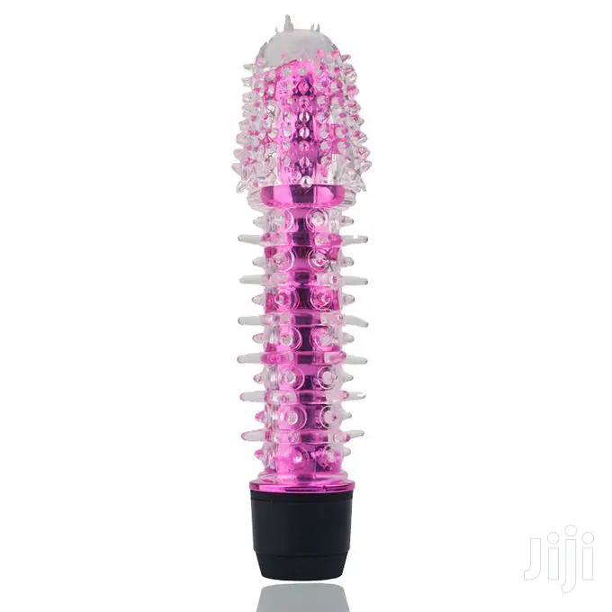 7-Inches Pijat Penis Dildo Vibrator - Black