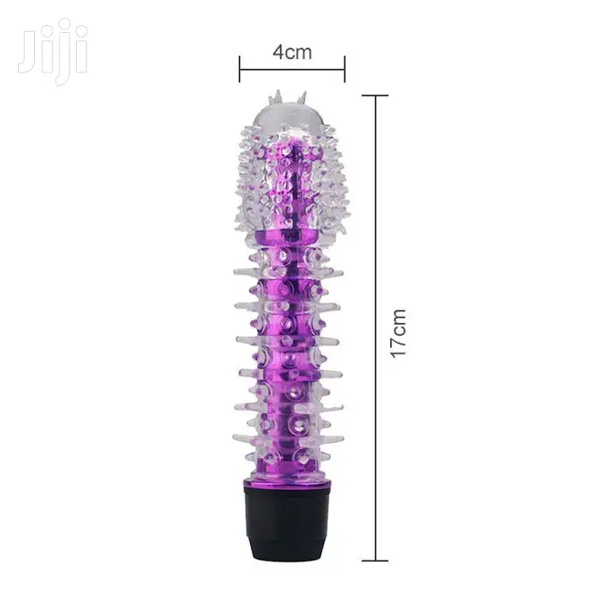 7-Inches Pijat Penis Dildo Vibrator - Black